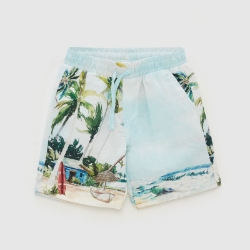 Picture of Short Palm Tree Design For Boys - 22SS0NB3123