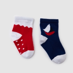 Picture of Patterned Socks For Kids (Pack of 2) - 22SS0LT8015