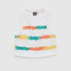 Picture of White Crop Top For Girls - 22SS0TJ4519