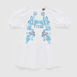 Picture of White Dress With Print For Girls - 22SS0TJ4911