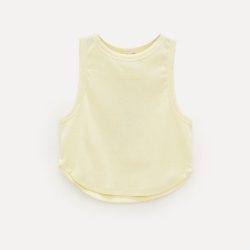 Picture of Yellow Crop Top For Girls - 22PSSTJ4504